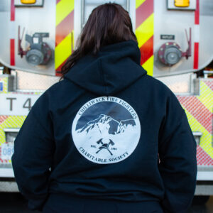 Black Pull Over Hoodie - Image 3
