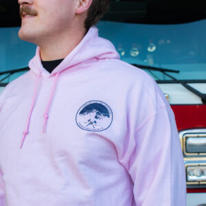 Pink Pull Over Hoodie - Image 3